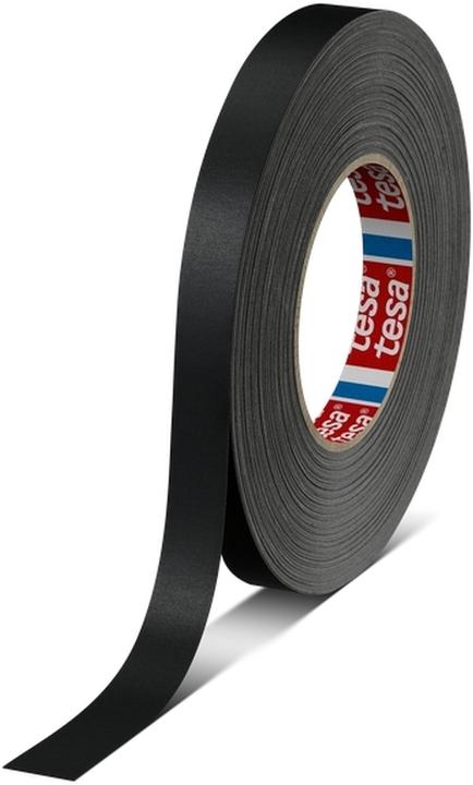 Actual product image tesa Fabric tape 4651, 15 mm x 50 m, black (15 mm)