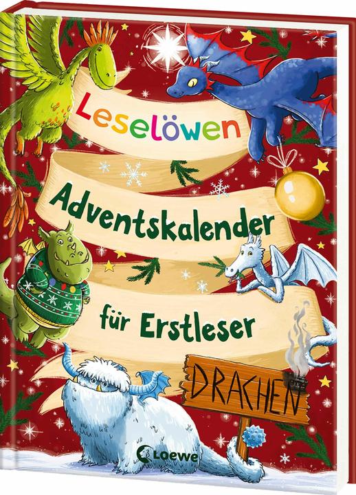 Actual product image Loewe Reading Lion Advent Calendar for First Readers - Dragons