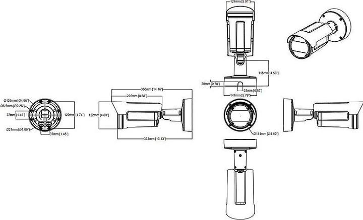 Produktbild Axis Netzwerkkamera Q1798-LE (3840 x 2160 Pixels)