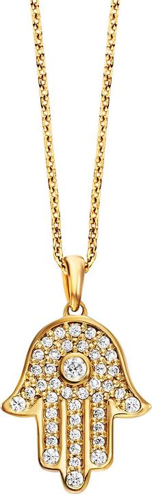 Image du produit Julie Julsen Halskette mit Anhänger Fatimas Hand (Argent 925)
