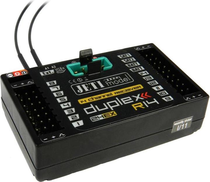 Actual product image Jeti Receiver R14 2.4EX duplex (8595245908560)