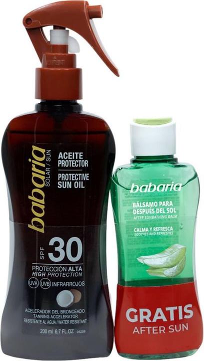 Produktbild Babaria SOL. ACEITE PROTECTOR SOLAR COCO SPRAY F30 200 ML+ AFTER SUN 100 ML (Sonnenspray, SPF 30, 300 ml)