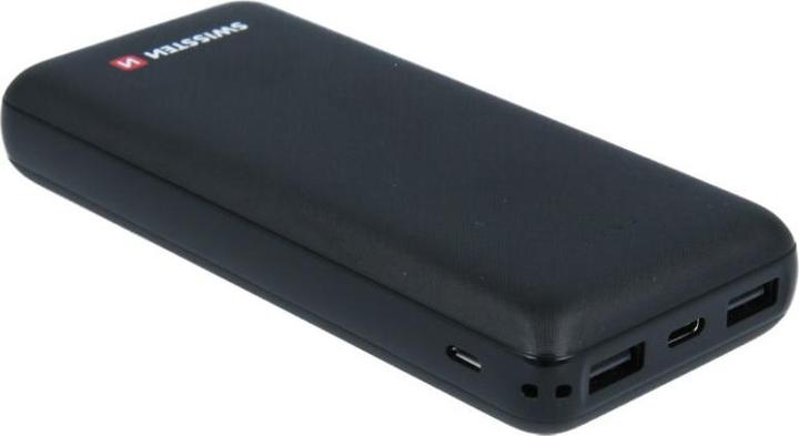 Image du produit Swissten 22013928 Banque de puissance au lithium polymère (LiPo) (20000 mAh, 74 Wh)