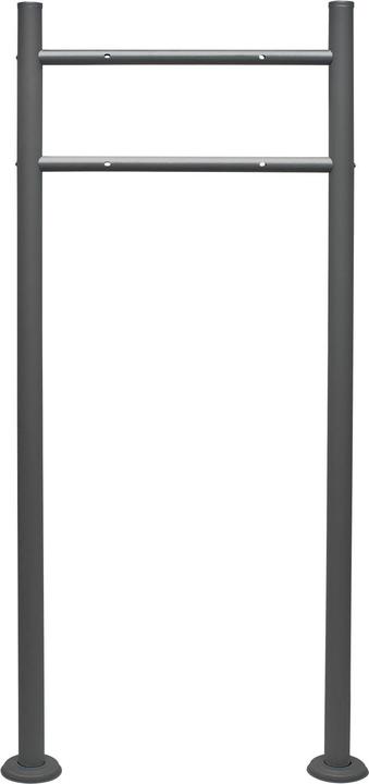 Produktbild Wiltec Briefkasten Ständer Anthrazit 120x50cm Postkasten Standbriefkasten Stahl