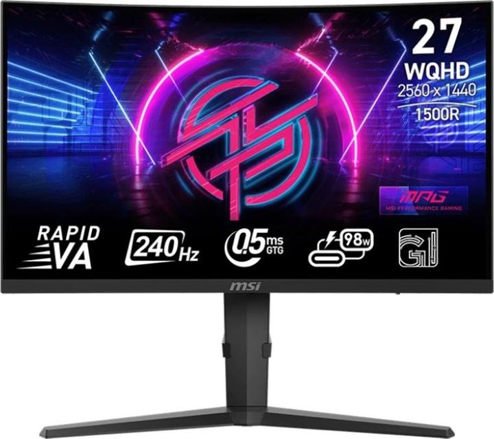 Actual product image MSI MPG 275CQRXFDE (2560 x 1440 pixels, 27")