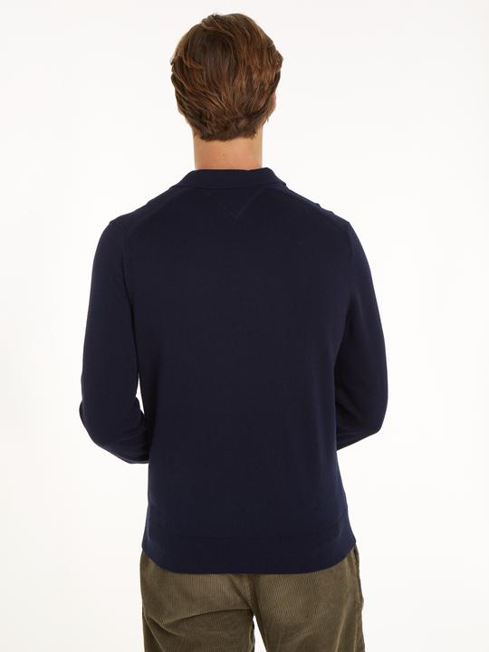 Produktbild Tommy Hilfiger Trui met kasjmier - Heren - Donkerblauw - Maat S (S)