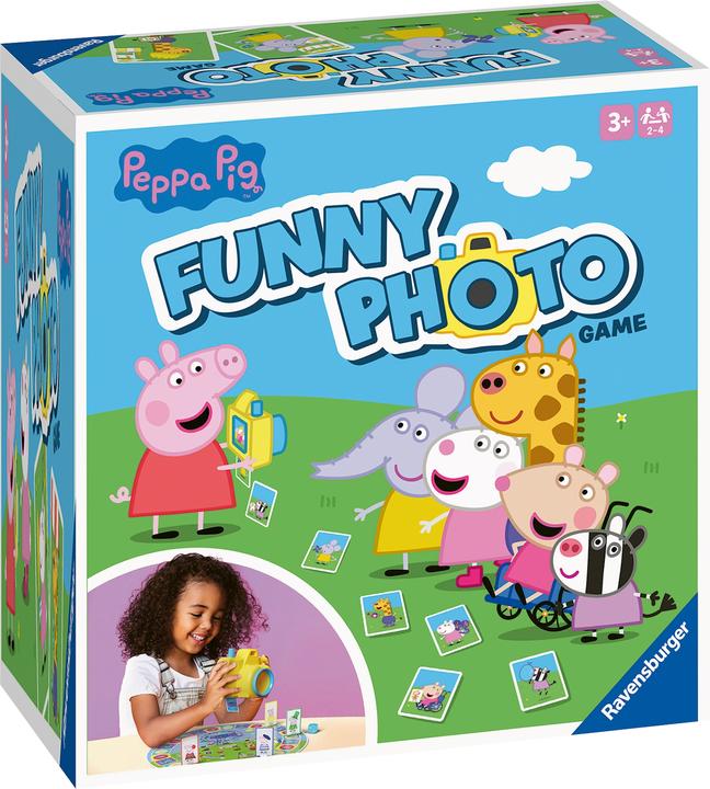 Actual product image Ravensburger Peppa Pig Funny Photo Game,d/f/i (German, French, Spanish, Italian, Portuguese, Icelandic, English)