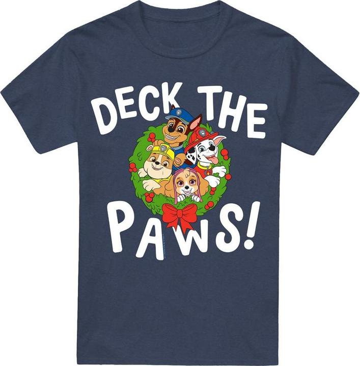 Produktbild Paw Patrol Deck The Paws TShirt weihnachtliches Design (S)