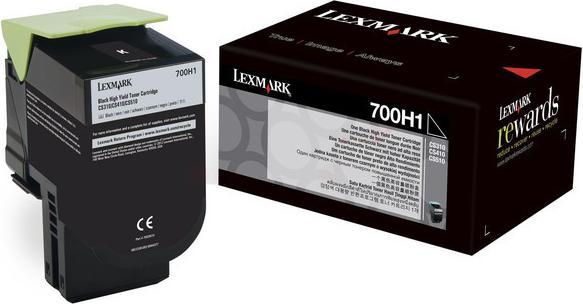 Produktbild Lexmark 70c0h10 (BK)