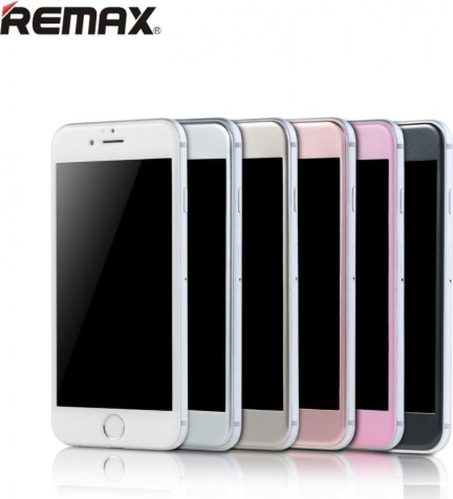 Immagine prodotto Remax iVisor Vetro protettivo temperato per iPhone 6/6S Plus con cornice in alluminio (1 Pezzo/i, Apple iPhone 6, Apple iPhone 6s Plus)