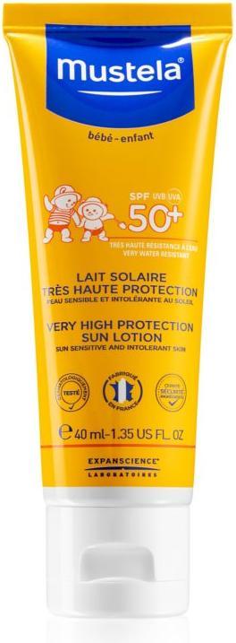 Image du produit Mustela Lait solaire (Lait solaire, SPF 50+, 100 ml, 126 g)