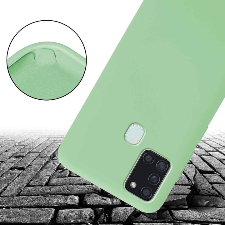 Actual product image Cadorabo TPU Cover Mobile Phone Chain Liquid (Samsung Galaxy A21s)