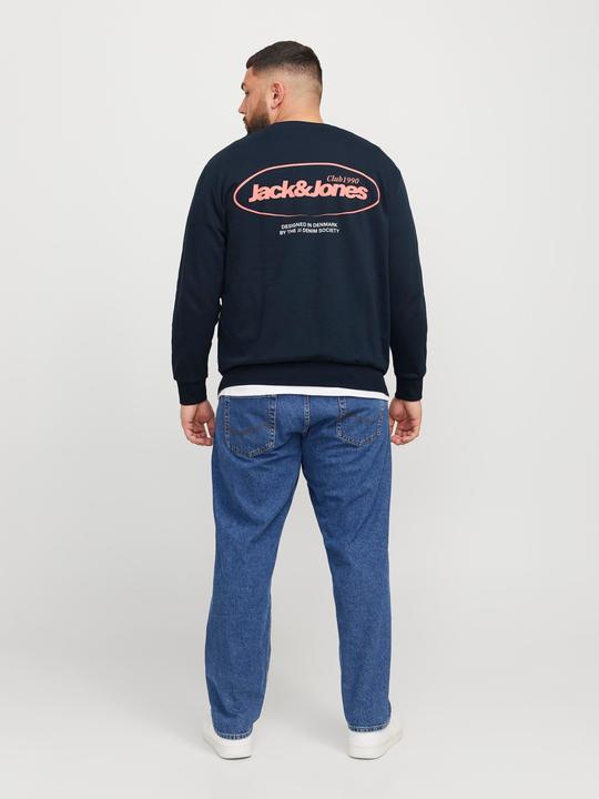 Actual product image Jack & Jones Plus Size Printed Sweatshirt Sweatshirt (7XL)