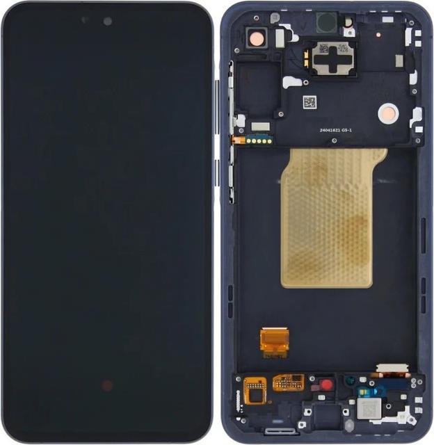 Productafbeelding Samsung Beeldscherm + frame SM-A556 Galaxy A55 zwart/navy GH82-34308A (Scherm, Galaxy A55)