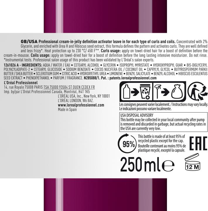 Actual product image L'Oréal Professionnel Curl Expression (Hair cream, 250 ml)