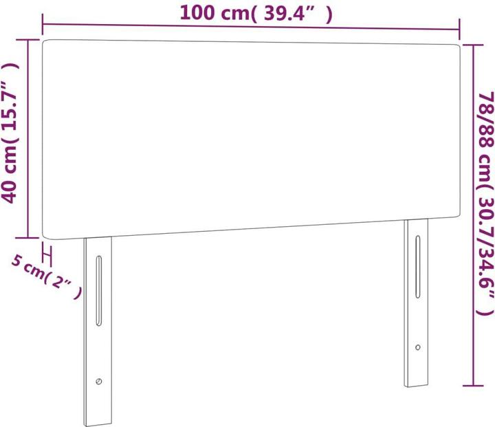 Actual product image VidaXL Conni (100 x 5 x 88 cm)
