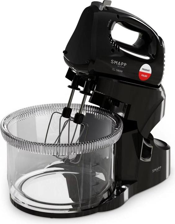Produktbild Smapp Handmixer Mixer mit Schüssel 451.8 2 Schüsseln schwarz (580 W)