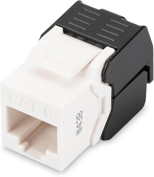 Produktbild Digitus CAT 6 Keystone Jack, ungeschirmt, RJ45 zu LSA, werkzeugloser Anschluss, inkl. Kabelbinder, 4 St (Keystone Modul)