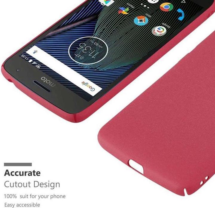 Actual product image Cadorabo Hard Cover Frosty Cover (Motorola Moto G5)