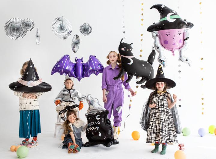 Image du produit Partydeco Chapeau de sorcière Ballon en plastique Sorcières et fête d'Halloween (1 x)