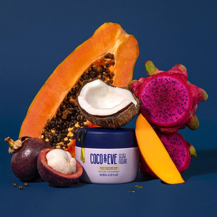 Image du produit Coco & Eve Crème pour le corps Glow Figure Whipped (Dragonfruit & Lychee Scent) (Crème pour le corps, 212 ml)