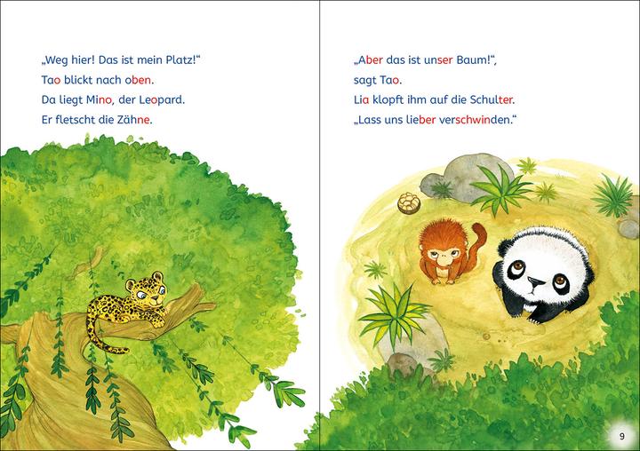 Immagine prodotto Leselöwen Lesetraining 1. Klasse - Ein Panda in der Dschungelschule (Tedesco, Katja Richert, Leonie Daub, Stefan Lohr, Kristin Labuch, I primi lettori Loewe, 2022)