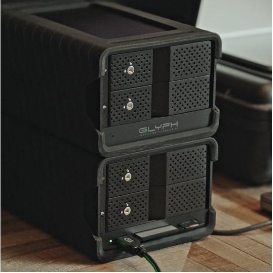 Actual product image Glyph Blackbox PRO RAID 40TB with Hub, Enterprise Class, USB-C (3.1, Gen 2) (40 TB)