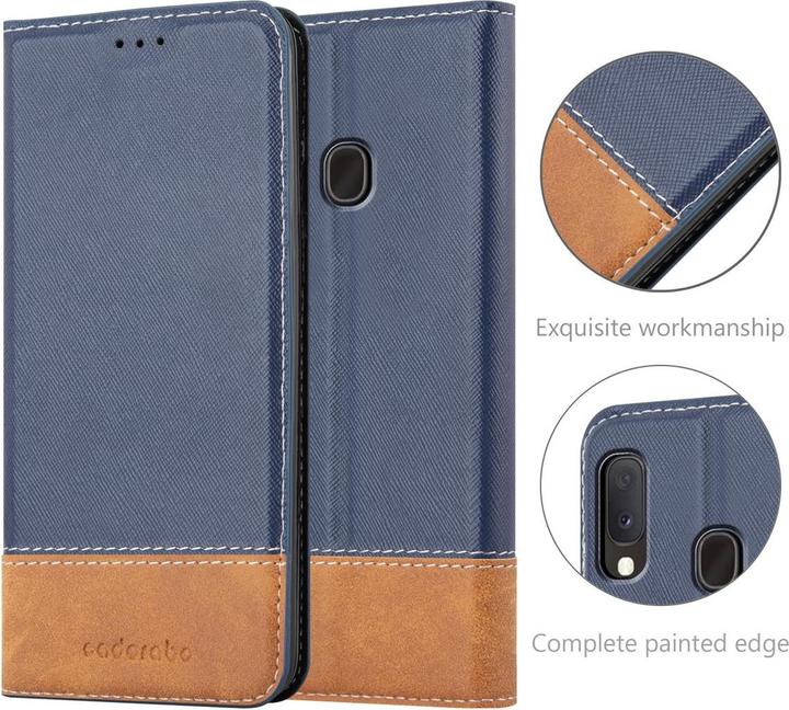 Produktbild Cadorabo X-Wallet Kunstlederkombi Hülle (Samsung Galaxy A20e, Samsung Galaxy A10e)
