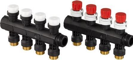 Actual product image Uponor Per heating system collector, 4 circuits