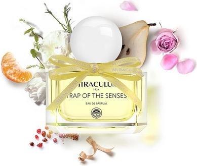 MIRACULUM Eau de Parfum TRAP OF THE SENSES Frische Zitrusnoten Ausdrucksstarkes Parfüm für die elegante Frau (Eau de Parfum, 50 ml)
