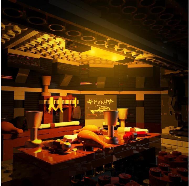 Actual product image Light my bricks LMB 2.0 LEGO 10333 The Lord of the Rings: Barad-dûr Light Kit