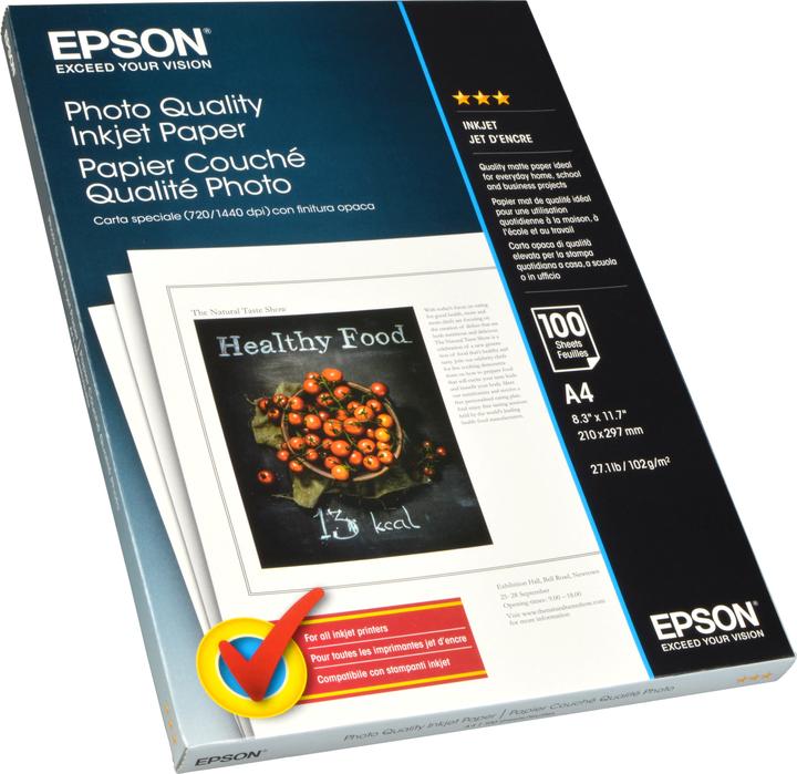 Actual product image Epson Photo Quality Ink Jet (102 g/m², A4, 100 x)