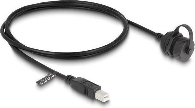 Produktbild Delock Kabel RJ45 Stecker zu RJ45 Buchse zum Einbau mit Vers (F/UTP, CAT5e, 0.25 m)