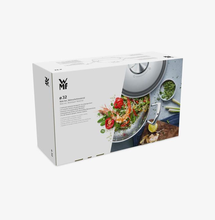 Produktbild WMF Wok (32 cm, Wok Pfanne, Edelstahl)