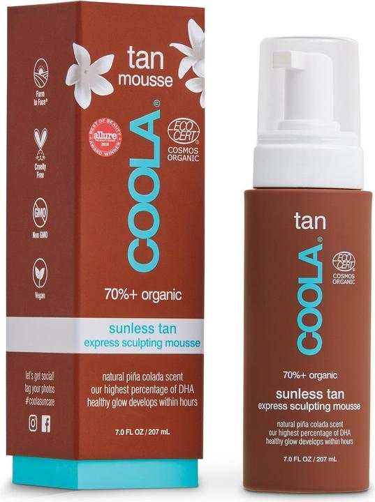 Produktbild Coola Suncare Sunless Tan Express Sculpting Mousse (Selbstbräunungstuch, 207 ml)