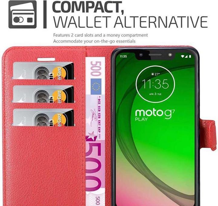 Produktbild Cadorabo Book mit Standfunktion Cover (Motorola Moto G7 Play)