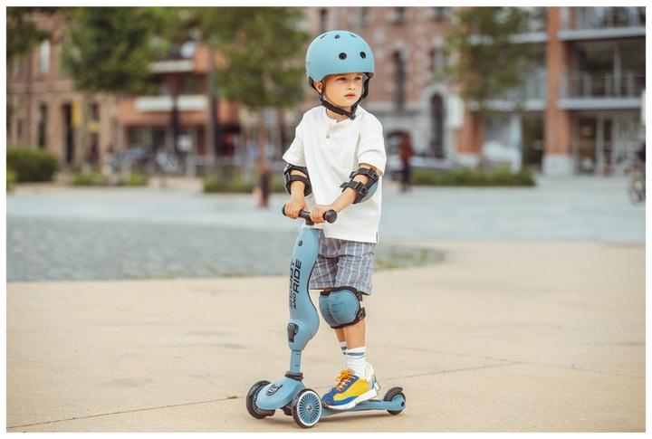 Produktbild Scoot and Ride Scoot & Ride Προστατευτικό Set Για Παιδικό Πατίνι S Steel 00025