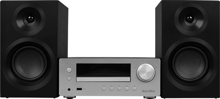 Actual product image Micro set met 2x25 watt vermogen, DAB+, Bluetooth en USB. (Bluetooth, Wi-Fi, 1x 50 W)