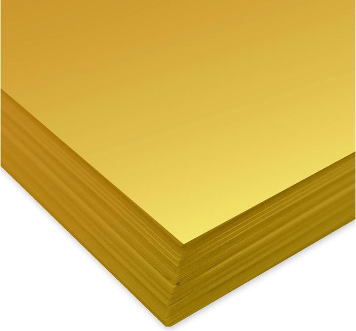 Produktbild Ursus Tonzeichenpapier A4, 130 g/m², 100 Blatt, Gold Matt (130 g/m², 100 x)