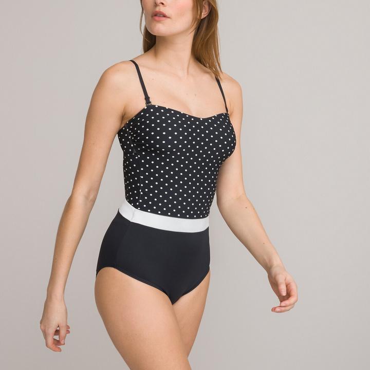 Anne Weyburn Bustier-Badeanzug mit Bauch-weg-Effekt
