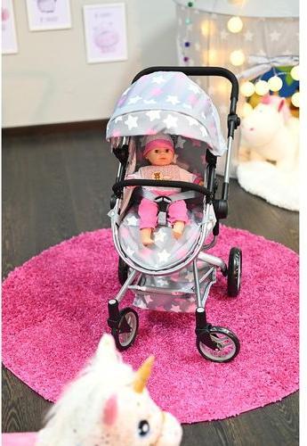 Image du produit Knorrtoys Puppenwagen Boonk - "star grey pink"