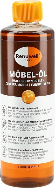 Image du produit Renuwell Huile pour meubles (Incolore, 0.50 l)
