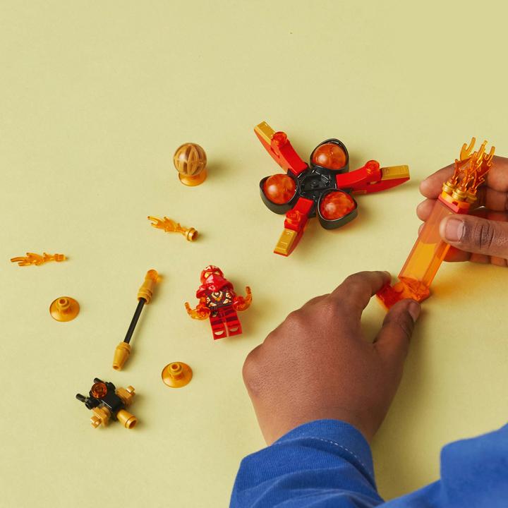 Actual product image LEGO 71777 Kai's Dragon Power Spinjitzu Flip (71777, LEGO Ninjago)