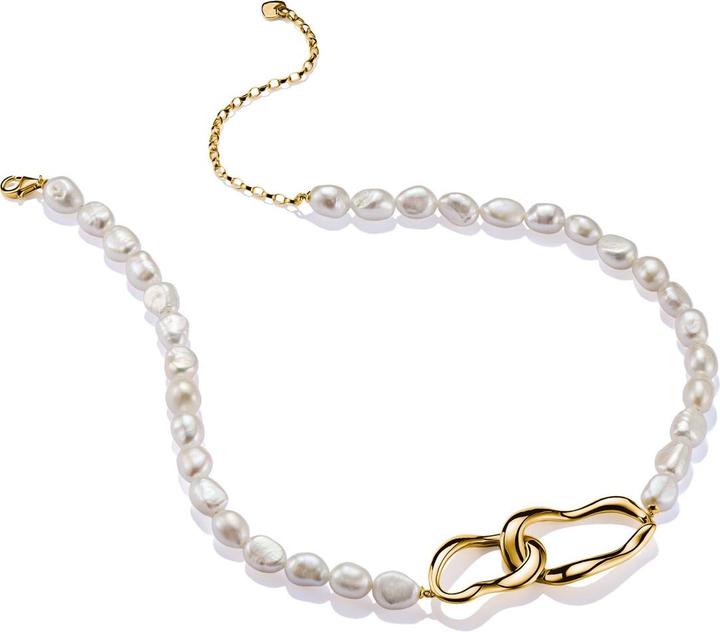 Produktbild Thomas Sabo Perlenkette Natural Beauty vergoldet (Süsswasserzuchtperle, Sterling Silber 925)