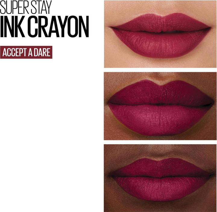 Actual product image Maybelline New York Super Stay Ink Crayon (Rose)