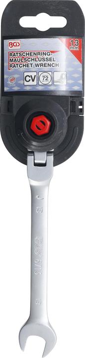 Actual product image BGS Ratchet Combination Wrench adjustable 13 mm (13 mm)