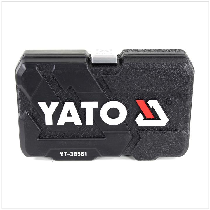 Produktbild Yato YT-38561 Werkzeugkasten Steckschlüssel Satz 22 tlg. 3/8" mit Knarre (3/8")