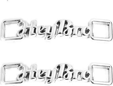 Immagine prodotto LaceGodZ 1 Paar "Hey Bro" Schnürsenkel Clips (3.76 cm)