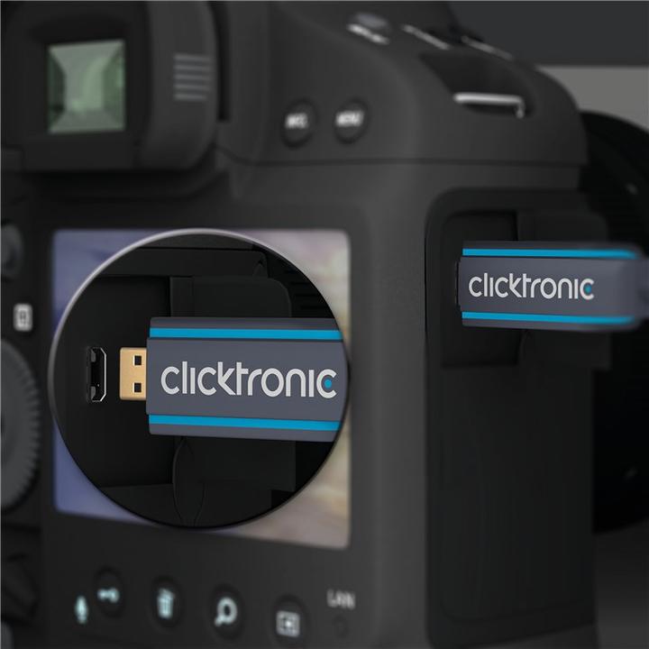 Actual product image clicktronic micro HDMI (Typ D) — HDMI (Typ A) (5 m, HDMI)