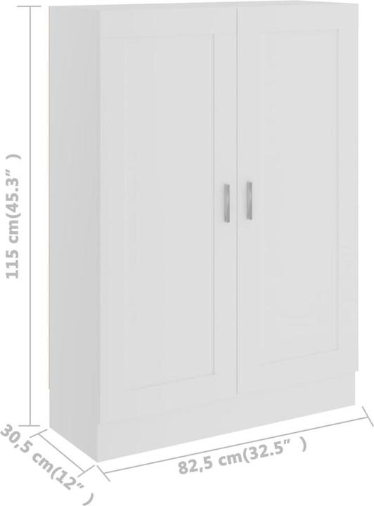 Immagine prodotto VidaXL Bücherregal (82,5 x 30,5 x 115 cm)
